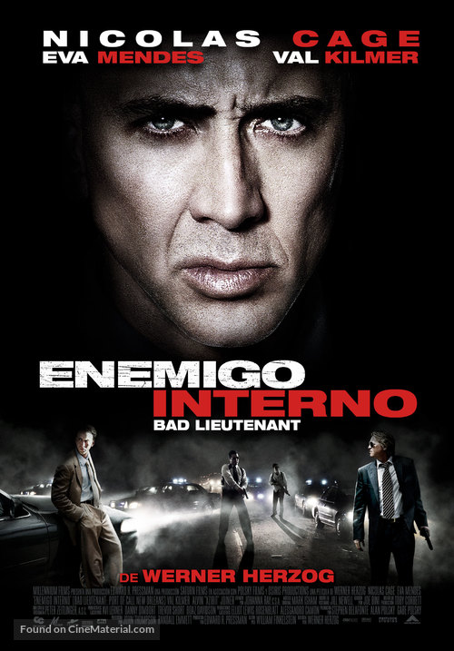 The Bad Lieutenant: Port of Call - New Orleans - Colombian Movie Poster