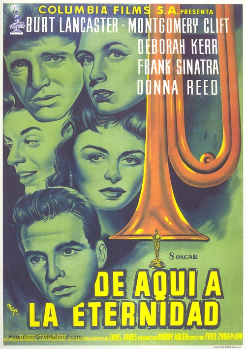 From Here to Eternity - Spanish Movie Poster