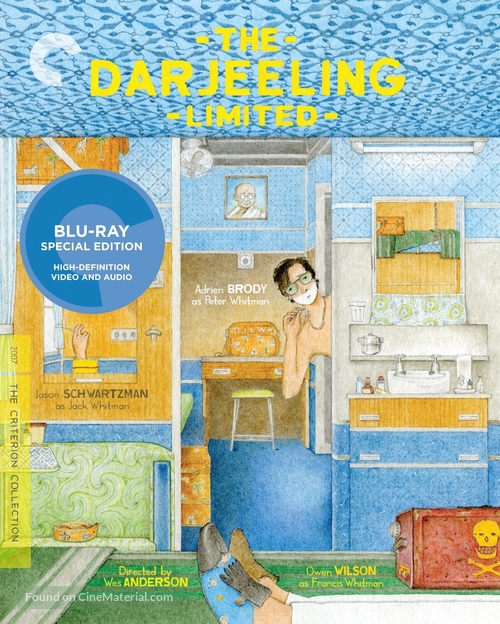 The Darjeeling Limited - Blu-Ray movie cover