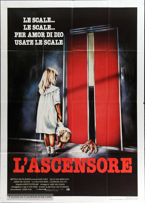 De lift - Italian Movie Poster