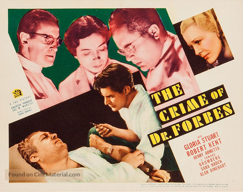 The Crime of Dr. Forbes - Movie Poster
