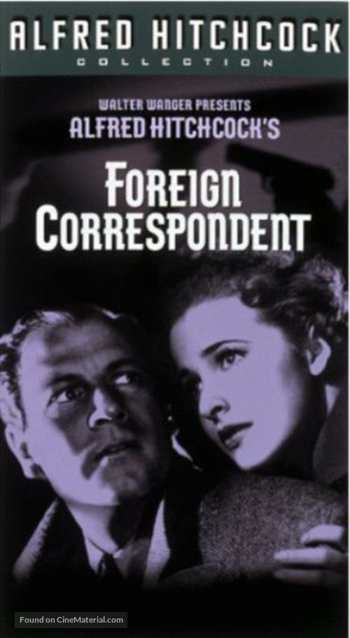 Foreign Correspondent - VHS movie cover