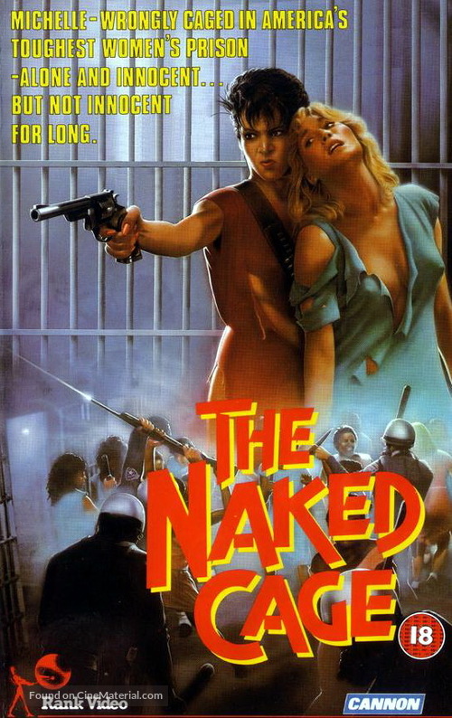 The Naked Cage - British VHS movie cover