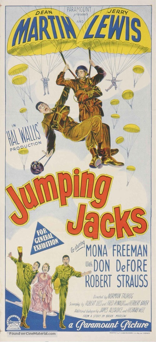 Jumping Jacks - Australian Movie Poster