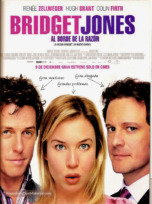 Bridget Jones: The Edge of Reason - Argentinian Movie Poster