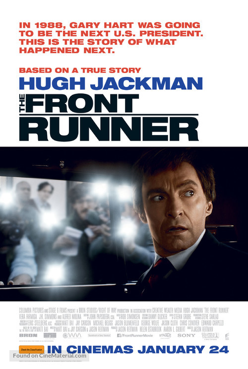 The Front Runner - Australian Movie Poster