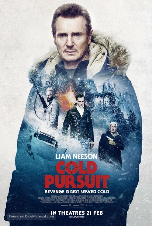 Cold Pursuit - Singaporean Movie Poster