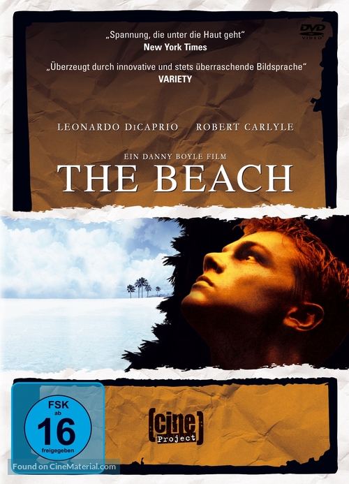 The Beach - German DVD movie cover