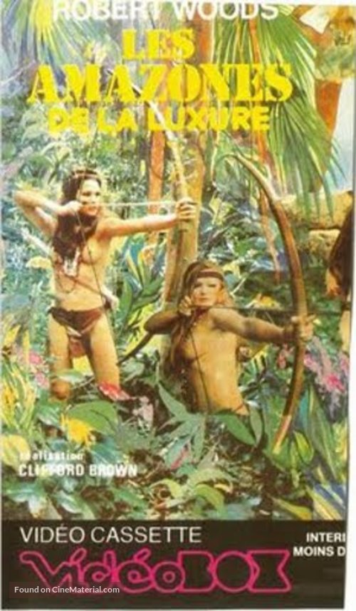 Maciste contre la reine des Amazones - French VHS movie cover