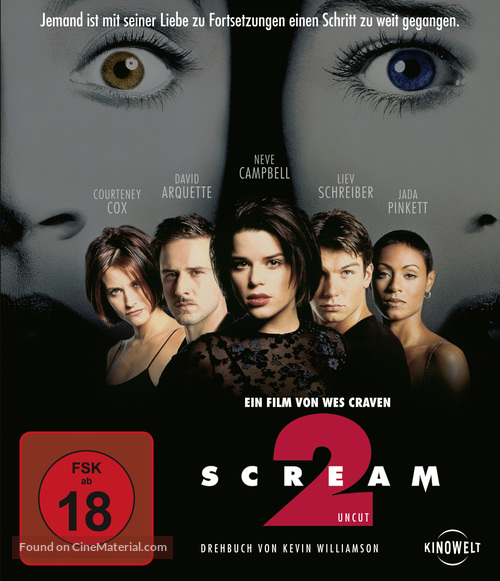 Scream 2 - German Movie Cover