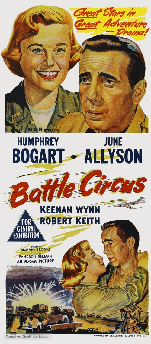 Battle Circus - Australian Movie Poster