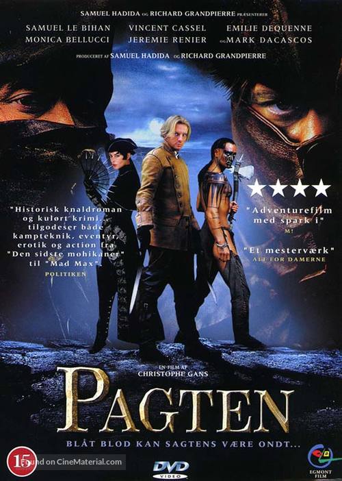 Le pacte des loups - Danish DVD movie cover