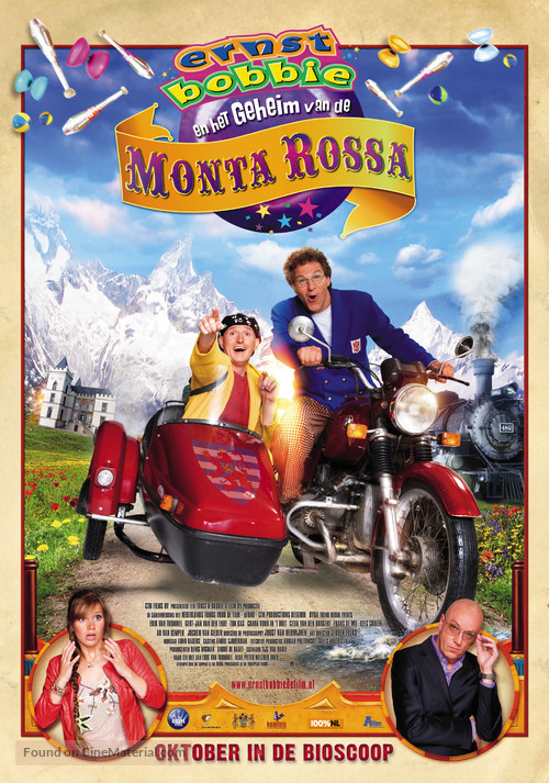 Ernst &amp; Bobbie en &#039;Het geheim van de Monta Rossa&#039; - Dutch Movie Poster