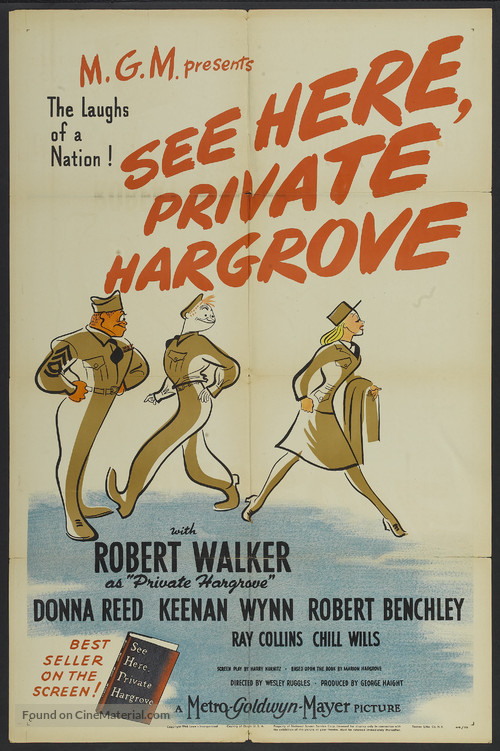 See Here, Private Hargrove - Movie Poster