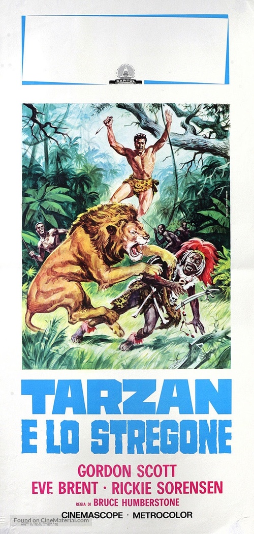 Tarzan&#039;s Fight for Life - Italian Movie Poster