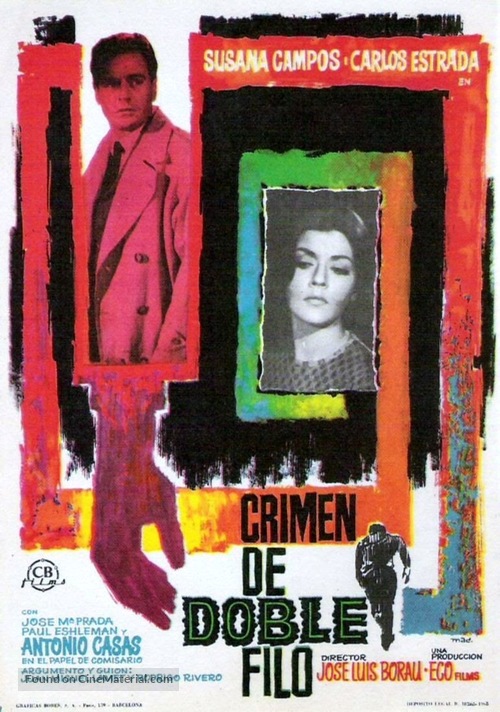 Crimen de doble filo - Spanish Movie Poster