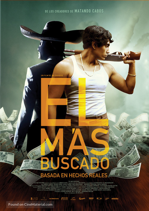 El M&aacute;s Buscado - Mexican Movie Poster