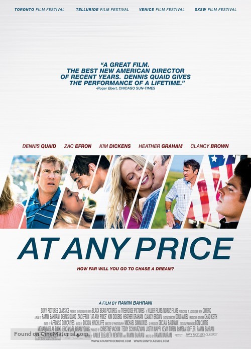 At Any Price - Movie Poster