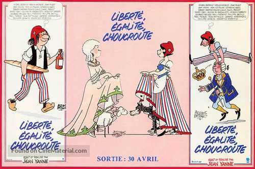 Libert&eacute;, &eacute;galit&eacute;, choucroute - French Movie Poster