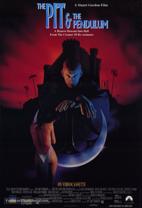 The Pit and the Pendulum - Video release movie poster