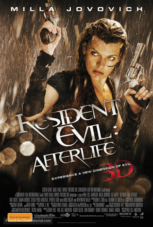 Resident Evil: Afterlife - Australian Movie Poster
