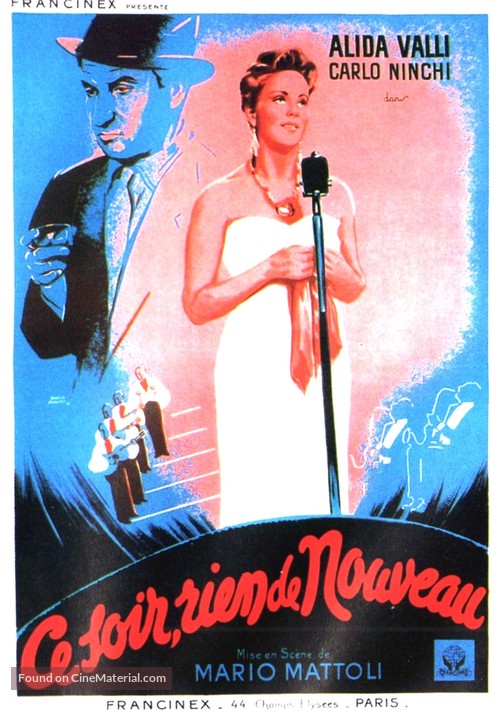 Stasera niente di nuovo - French Movie Poster