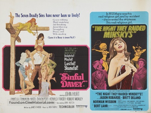 Sinful Davey - British Combo movie poster