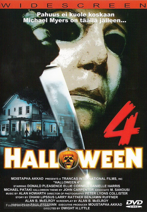Halloween 4: The Return of Michael Myers - Finnish Movie Cover