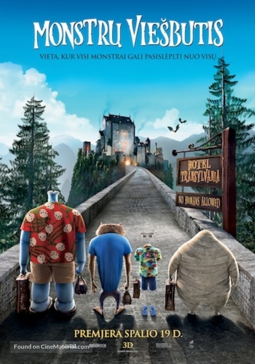 Hotel Transylvania - Lithuanian Movie Poster