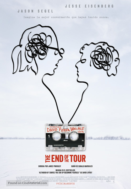 The End of the Tour - Spanish Movie Poster