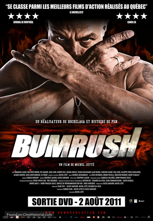 Bumrush - Canadian Video release movie poster