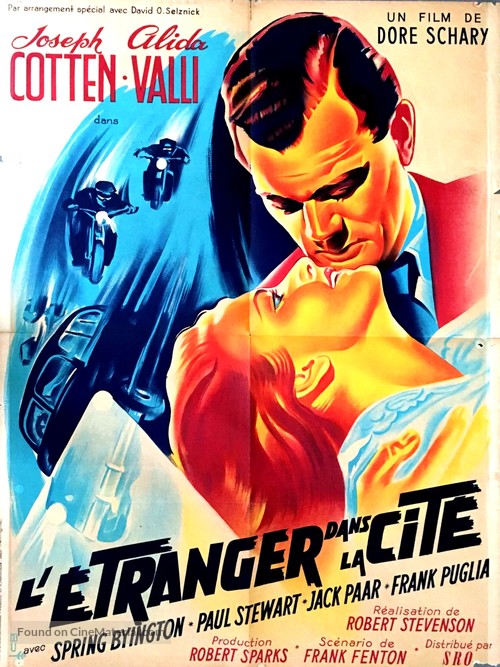Walk Softly, Stranger - French Movie Poster