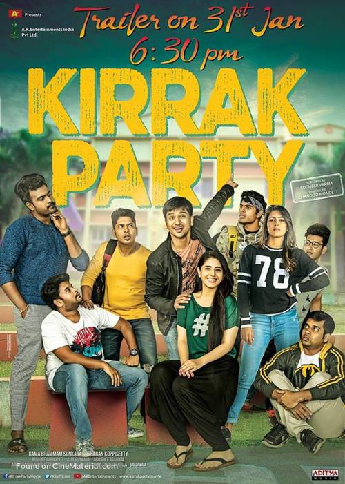 Kirrak Party - Indian Movie Poster