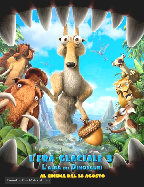 Ice Age: Dawn of the Dinosaurs - Italian Movie Poster