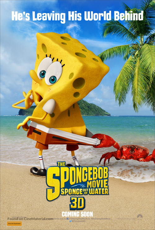 The SpongeBob Movie: Sponge Out of Water - Australian Movie Poster