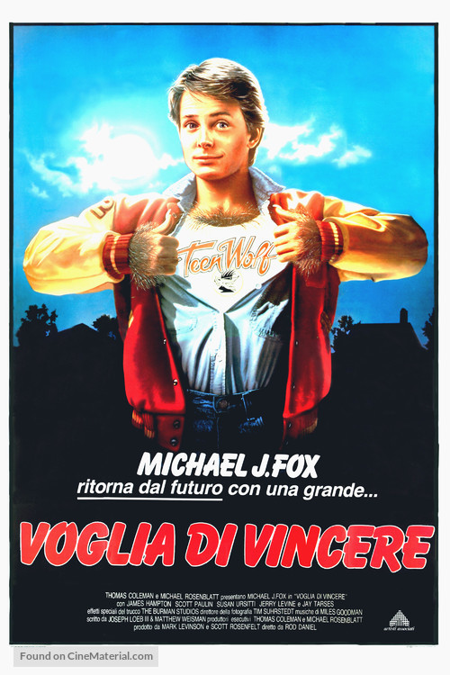 Teen Wolf - Italian Movie Poster