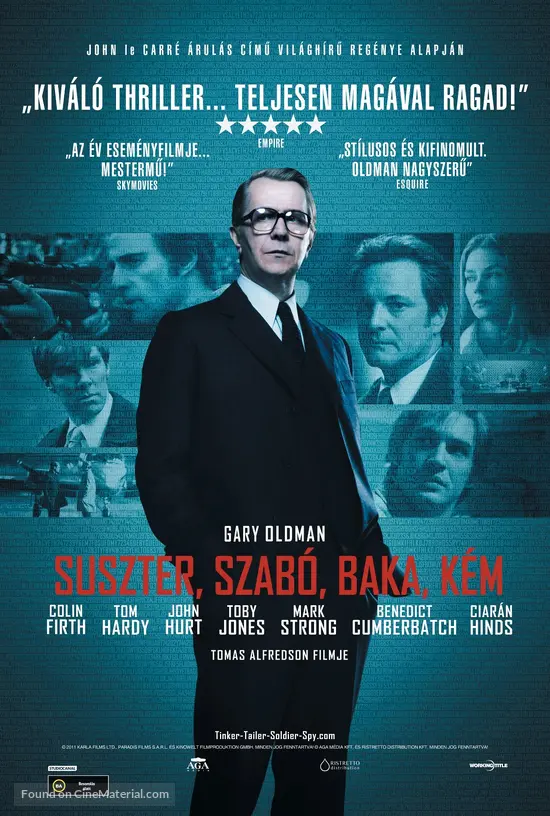 Tinker Tailor Soldier Spy - Hungarian Movie Poster