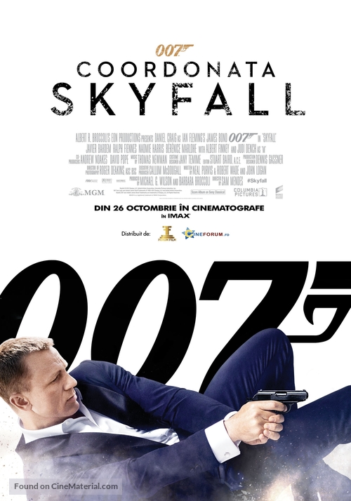 Skyfall - Romanian Movie Poster