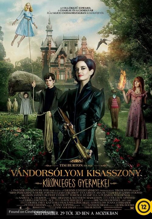 Miss Peregrine&#039;s Home for Peculiar Children - Hungarian Movie Poster