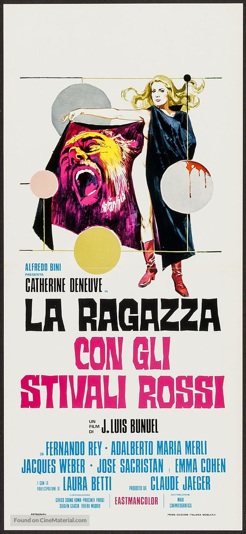 La femme aux bottes rouges - Italian Movie Poster