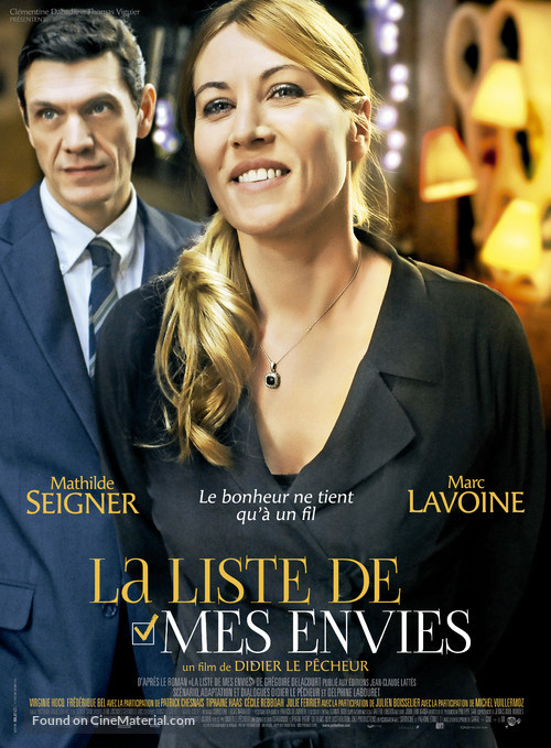 La liste de mes envies - French Movie Poster