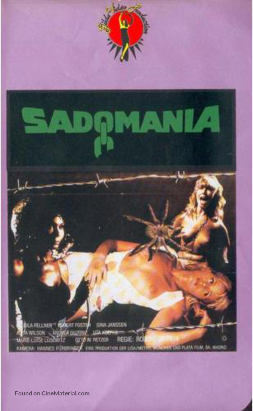 Sadomania - H&ouml;lle der Lust - French VHS movie cover