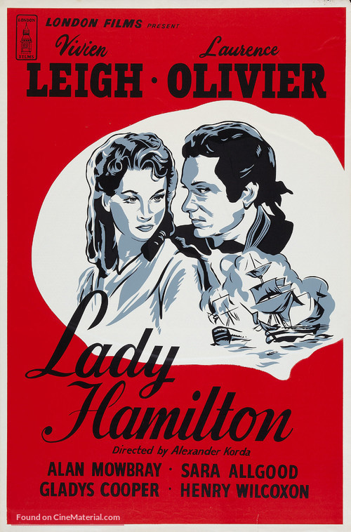 That Hamilton Woman - British Re-release movie poster