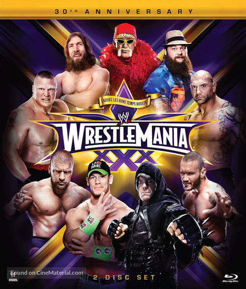 WWE WrestleMania XXX - Blu-Ray movie cover