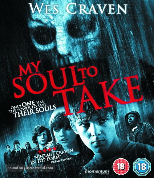 My Soul to Take - British Blu-Ray movie cover
