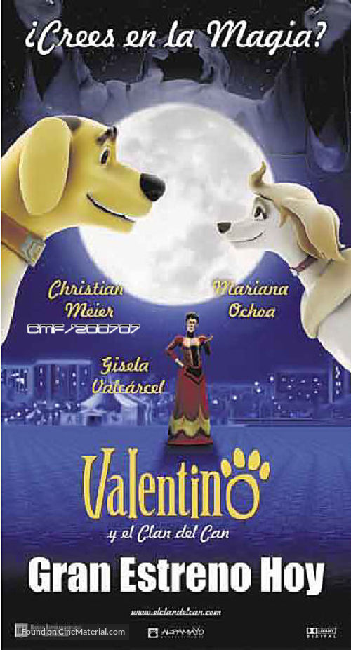 Valentino y el clan del can - Peruvian Movie Poster