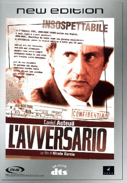 L&#039;adversaire - Italian DVD movie cover