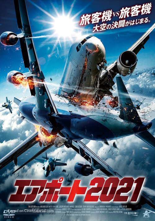 Airliner Sky Battle - Japanese Movie Cover