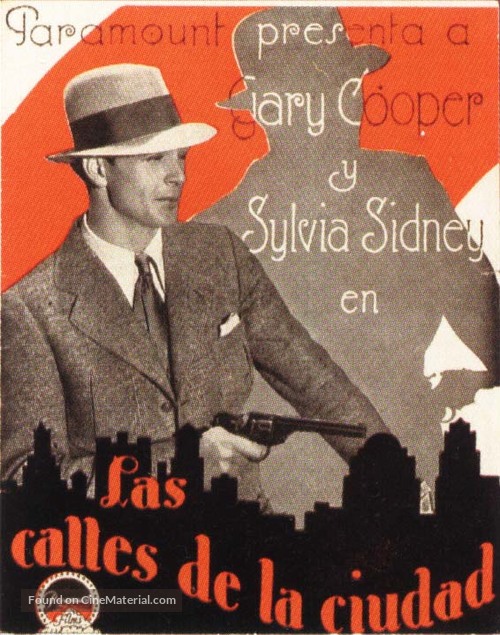 City Streets - Spanish Movie Poster