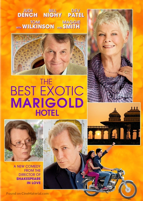 The Best Exotic Marigold Hotel - DVD movie cover